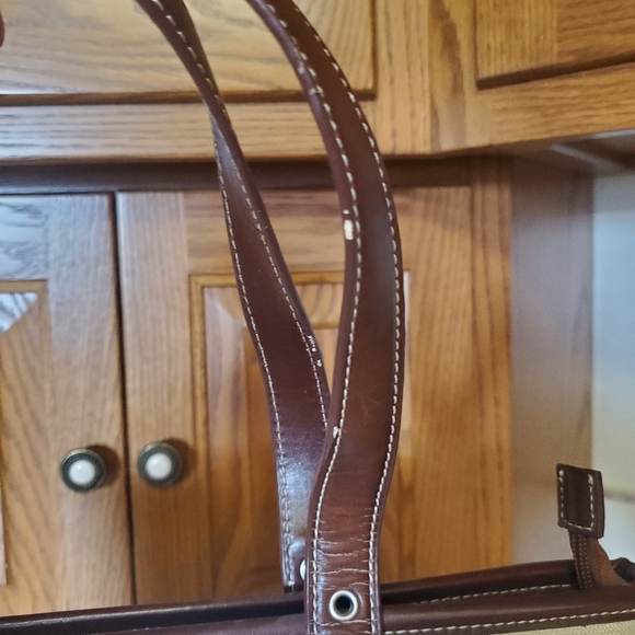 White and brown purse - Picture 5 of 10